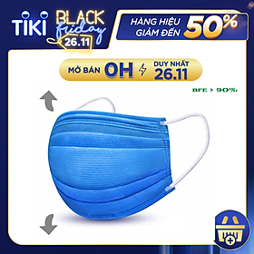 Khẩu trang SMS đi mưa HAMITA Hộp 50 cái - 1 lớp vải tích hợp - ĐI MƯA, NGĂN GIỌT BẮN, hạn chế lem son môi, rộng hơn/phủ kín hơn, quai đeo thoải mái