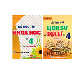 SÁCH - combo để học tốt khoa học + lịch sử và địa lí lớp 4 (dùng kèm sgk cánh diều) (bộ 2 cuốn) HA