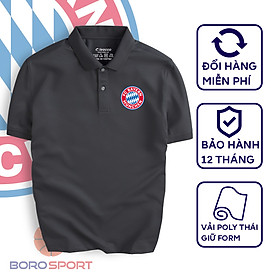Áo Polo Boro Sport Chất Liệu Vải Poly Thái Giữ Form Thiết Kế Thời Trang Năng Động Bayern Munich