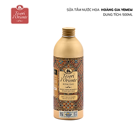 Sữa tắm nước hoa Tesori d'Oriente Hoàng gia Yemen 500ml nhập khẩu Ý mùi hương sang trọng và quý phái