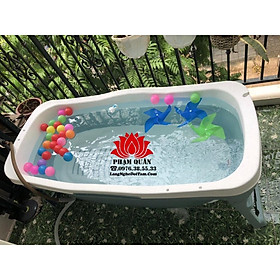 Bồn tắm gấp gọn, bồn tắm người lớn chất liệu nhựa PP, silicon dài 128cm