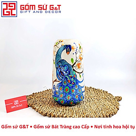 Mua Lọ hoa dáng đu đủ khắc công Gốm Sứ G&T