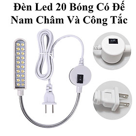 Mua Đèn Led 20 Bóng Có Đế Nam Châm Và Công Tắc Tiện Lợi