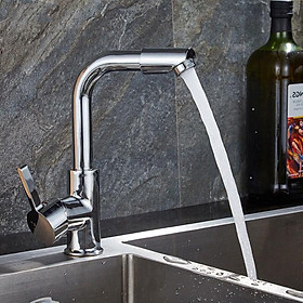 Mua Vòi rửa bát Inox nóng lạnh tiện dụng đầu xoay 360 độ VRB06 tặng đôi dây cấp inox