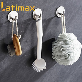 Mua Bộ 4 Móc Dán Tường Inox 304 Đế Tròn MD04 Treo đồ đa năng siêu chịu lực