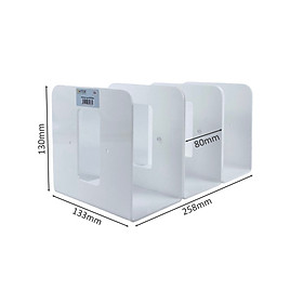 Giá đỡ tài liệu 3 ngăn mica Enter D06 258x133x130mm
