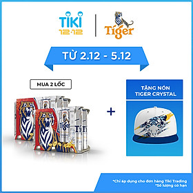 Lốc 6 Lon Tiger Crystal Lon Cao (330ml/Lon) - Bao Bì Xuân