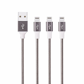 Bộ 3 Dây Cáp Sạc Cho iPhone Kiiri (0.3m, 1m, 2m)