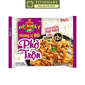 ACECOOK - Phở trộn Đệ Nhất hương vị Bò, Phở bò trộn Đệ Nhất Phở trộn ăn liền, Phở ăn liền Đệ Nhất (84g/gói)
