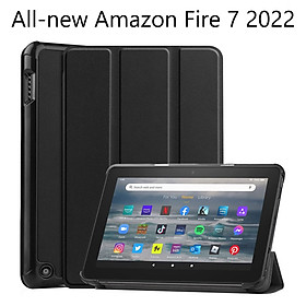 Bao Da Cover Cho Máy Tính Bảng All-new Amazon Fire 7 2022 Hỗ Trợ Smart Cover