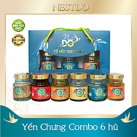 Set 6 hũ Tổ yến chưng sẵn Nestdo