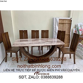 Mẫu bàn ăn gỗ sồi Nga cao cấp