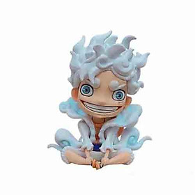 Mô hình Luffy Gear 5 Chibi tóc trắng