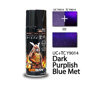 Mua COMBO Sơn xịt Samurai Kurobushi -  Màu tím đậm Yamaha UC+ TC Y9014 (400ml)