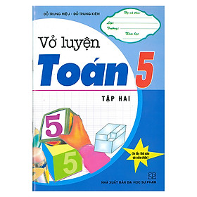 Sách Vở Luyện Toán 5 - Tập 2
