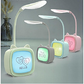 Mua Đèn Led Để Bàn Dùng Pin Sạc Kiêm Đèn Ngủ Hình Chiếc Lá 3 Chế Độ Sáng