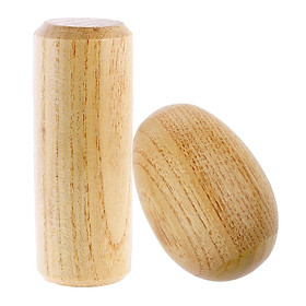 Round Sand Shaker Rhythm Musical Instrument Wooden Hand Percussion Sand Egg