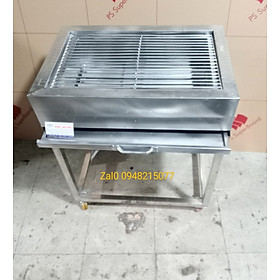 LÒ NƯỚNG THAN INOX KT 50x80x80(RxDxC)