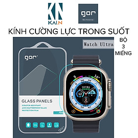 Bộ 3 Miếng Dán Cường Lực GOR Dành Cho Apple Watch Ultra - HÀNG CHÍNH HÃNG