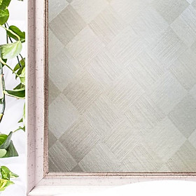 Mua Decal dán kính mờ ô vuông kẻ sọc - decal dán kính phòng khách - phòng ngủ - nhà hàng - khách sạn DK58 - 90x500cm