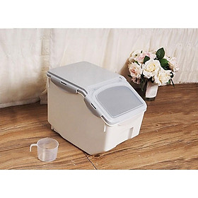Thùng đựng gạo thông minh 10kg tiện lợi- an toàn- bền đẹp- chống côn trùng TG02