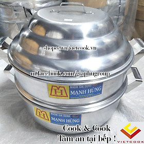 Mua Bộ xửng hấp bánh bao size 40 Nhôm Hấp hải sản/rau củ