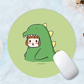 Mua Miếng lót chuột tròn khủng long dễ thương chống nước cực êm