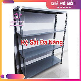 Kệ sắt đa năng, 4 Tầng Cao 150cm x Dài 120cm x Rộng 40cm