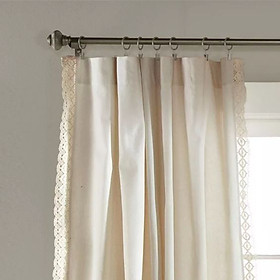 Mua rèm cửa màn trang trí phối ren và kẹp kim loại độc đáo
