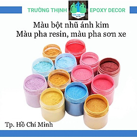 Màu Bột Nhũ Ánh Kim Pha Nhựa Acrylic Resin - Trường Thịnh Sài Gòn