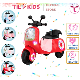 Xe máy điện trẻ em, xe máy điện Vespa cho bé TILO KIDS TLK