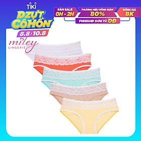 Combo 5 Quần Lót Nữ Modal Lưng Ren Lớn Active Miley Lingerie FDS