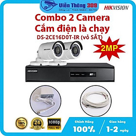 Mua Trọn Bộ Camera 4 Mắt Hikvision 2.0MP Full HD - Hàng Chính Hãng