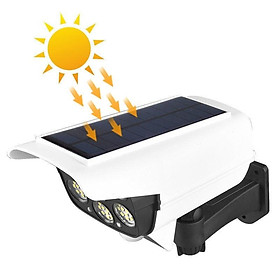 Đèn Led Giả Camera Dùng Năng Lượng Mặt Trời sử dụng năng lượng mặt trời, Tiết kiệm điện  Siêu Sáng Kèm Điều Khiển