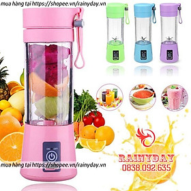 Mua Máy xay sinh tố cầm tay cup 38 mini dạng cốc say ép hoa quả trái cây đa năng sạc pin usb tích điện tiện lợi