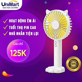 Mua Quạt Tích Điện Cầm Tay Mini N10 - Tai Thỏ Xinh Xắn - Dễ Thương - Tiện Lợi  Mới lạ (Giao Màu Ngẫu Nhiên)