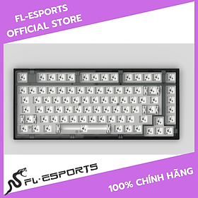 Mua Bộ KIT bàn phím cơ FL-Esports Q75 Crystal Grey - Hàng chính hãng