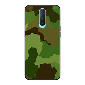 Ốp Lưng in cho Oppo R17 Pro Mẫu Camo Xanh Quân Đội - Hàng Chính Hãng