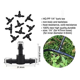 Mua T6 DÙNG NỐI ỐNG PE 4/7mm KẾT NỐI VỚI BÉC PHUN SƯƠNG HOẶC NHỎ GIỌT (5 cái)