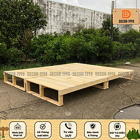 Mua GIƯỜNG NGỦ PALLET CAO 15CM 20CM   PALLET LẮP RÁP  GIƯỜNG NGỦ GẤP GỌN ĐỦ MỌI KÍCH THƯỚC GỖ THÔNG NHẬP KHẨU(ẢNH TẠI XƯỞNG)