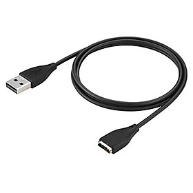 Cáp Sạc USB Thay Thế Cho Đồng Hồ Thông Minh Fitbit Surge Super - Đen