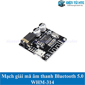 Mạch giải mã âm thanh Bluetooth 5.0 VHM-314 - MicroUSB Audio 3.5mm