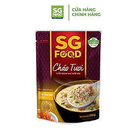 Cháo Tươi SG Food Thịt Thăn Bằm Bí Đỏ 240g