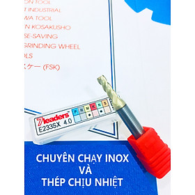 Mua Dao Phay Ngón 7Leaders-E233SX    Dòng Dao Phay Chạy INOX Và Thép Chịu Nhiệt - Với Lớp Phủ AlTiN+ZrN