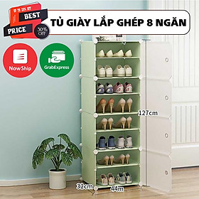 Mua Tủ Giày Lắp Ghép 8 Ngăn Tiện Lợi  Dễ Di Chuyển  Giá Hời Lắp Đặt Tiện Lợi  Dễ Dàng  Nhỏ Gọn  Mẫu Mới