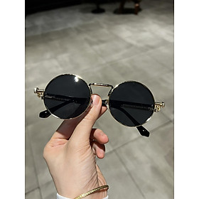 Kính râm nam Mắt tròn xoe phong cách retro nam nữ