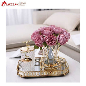 Mua Lọ hoa lụa cao cấp khung thép mạ vàng phong cách Bắc Âu nhiều mẫu đẹp trang trí nhà cửa  decor tiệc cưới  sự kiện