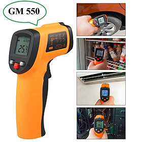 Máy đo nhiệt độ từ xa bằng laser GM550 (vàng đen) giá rẻ