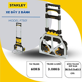Mua Xe đẩy hàng 2 bánh gấp gọn Stanley FT501 tải trọng 60kgs  khung nhôm nhẹ - Hàng chính hãng