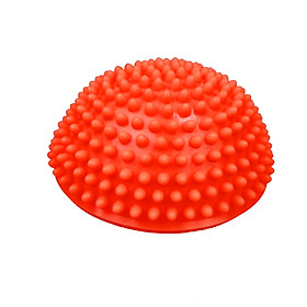Bóng Yoga 16cm PVC Bơm hơi Điểm massage Half Fit Ball Balance Trainer Ổn định GYM Pilates Fitness Balancing Ball